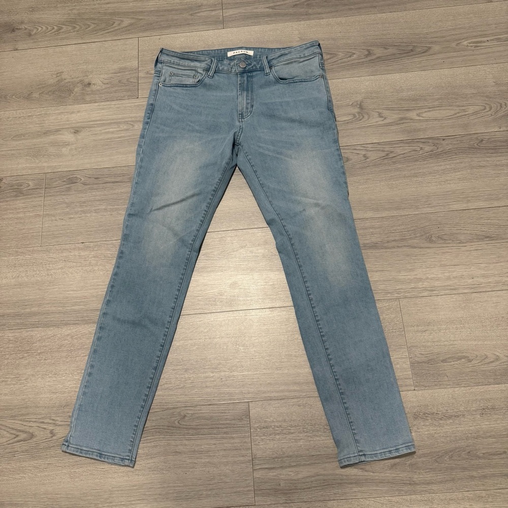 PACSUN Men's Skinny Jeans light blue 32x32